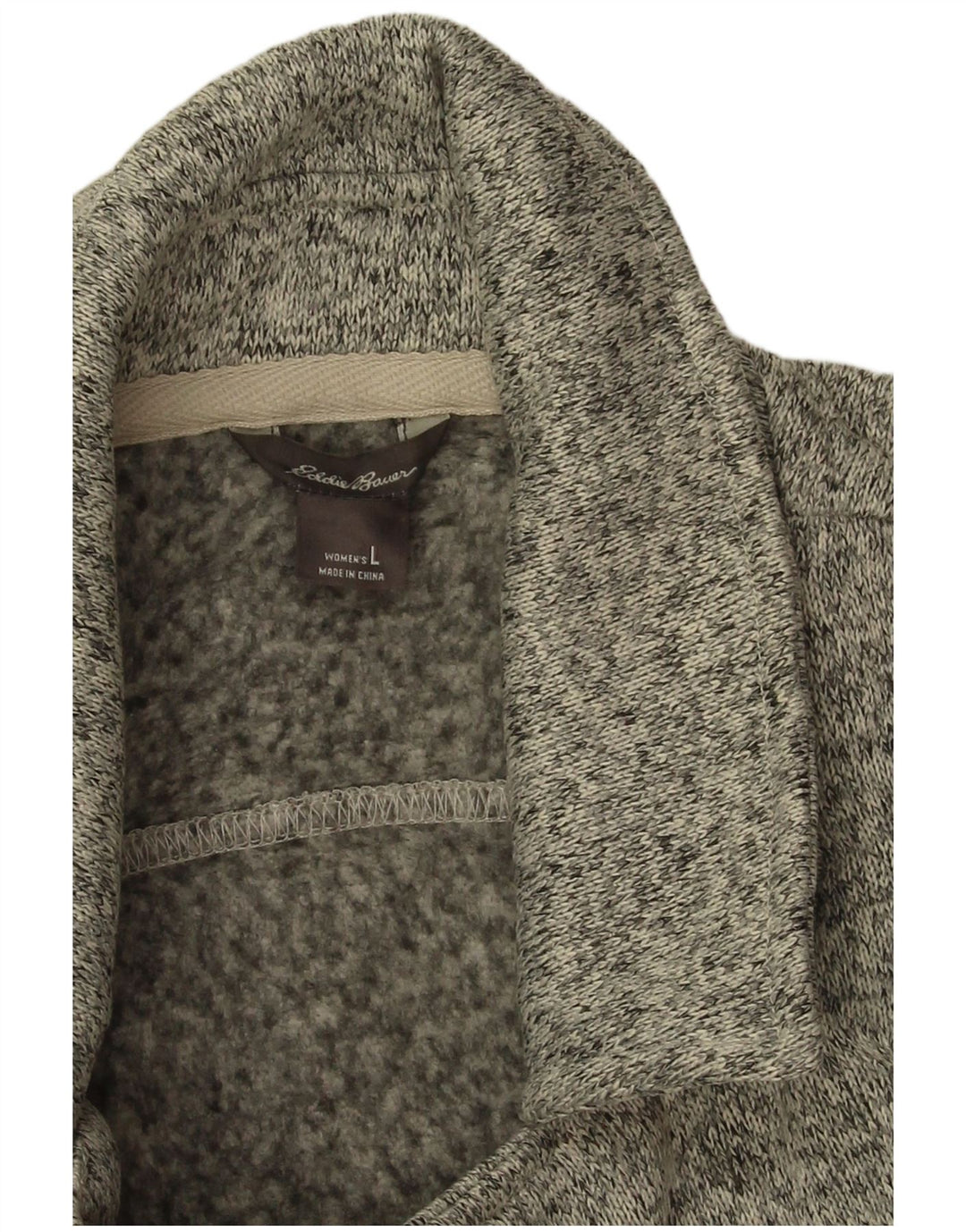 Eddie Bauer Ženska jakna s dvostrukim kopčanjem UK 16 Large Grey Flecked
