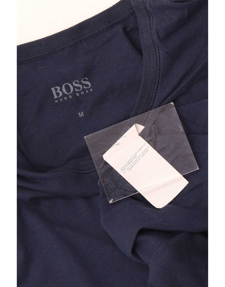 Hugo Boss muška majica kratkih rukava srednje tamnoplavi pamuk