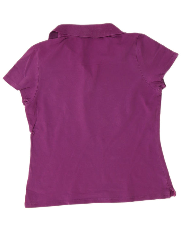 Puma ženska polo majica UK 14 Large Purple Cotton