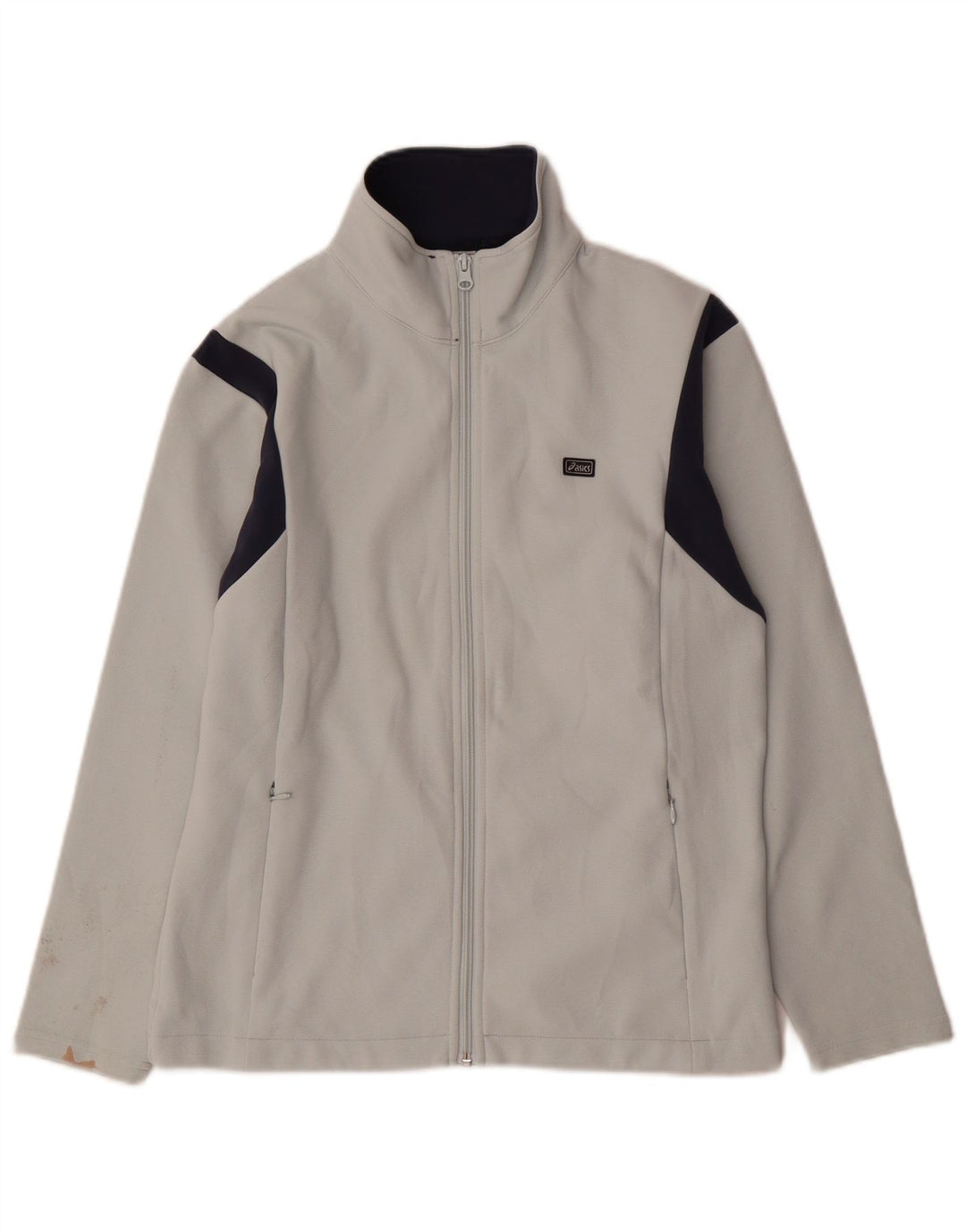 ASICS ženska gornja jakna trenirke UK 14 Srednje bijeli poliester u boji