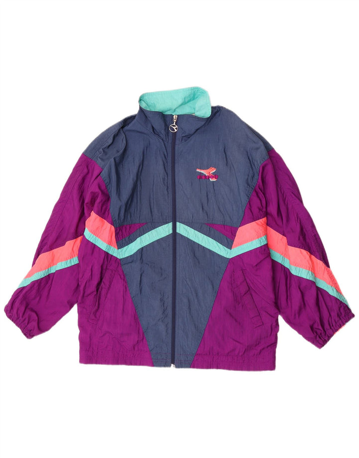 Diadora ženska gornja jakna trenirke srednje raznobojna retro boja