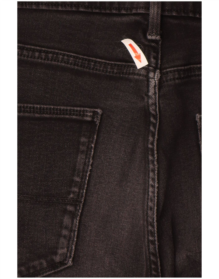 Marks & Spencer muške ravne traperice W34 L31 crni pamuk