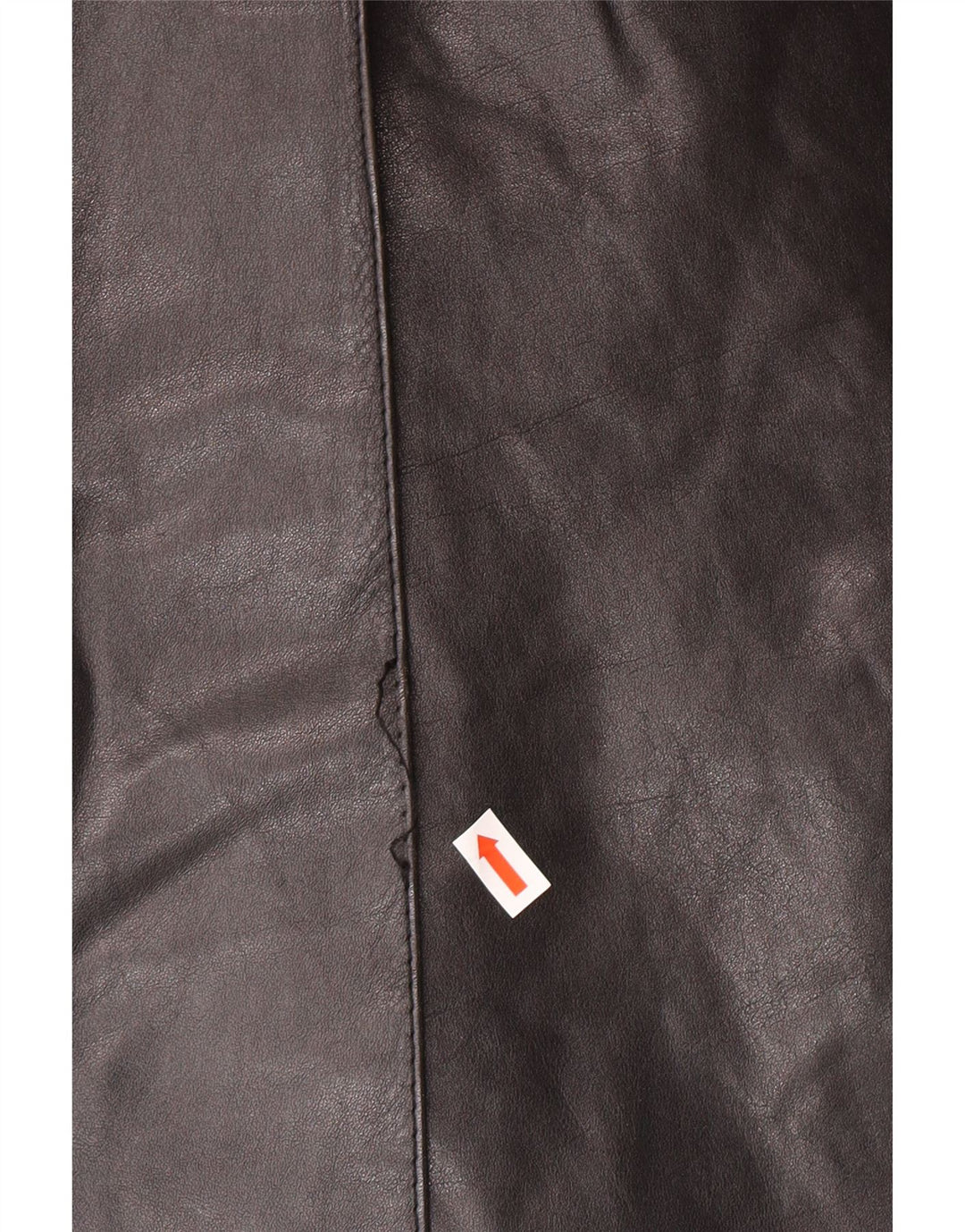 Vintage muški kožni kaput IT 46 Mali crni kožni klasični