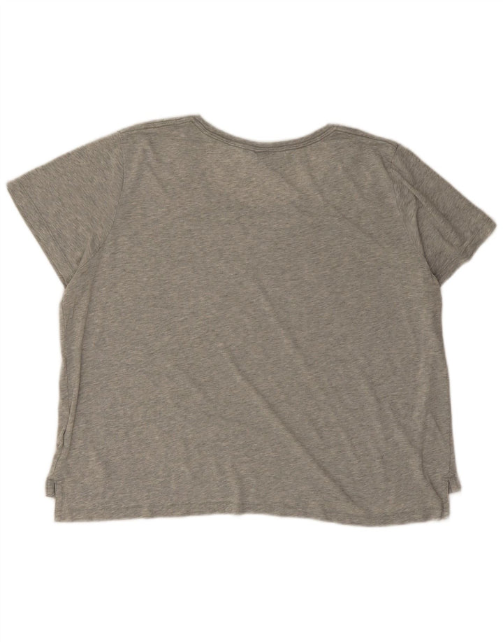 Nike ženska majica kratkih rukava prekomjernih dimenzija UK 16 Large Grey Flected
