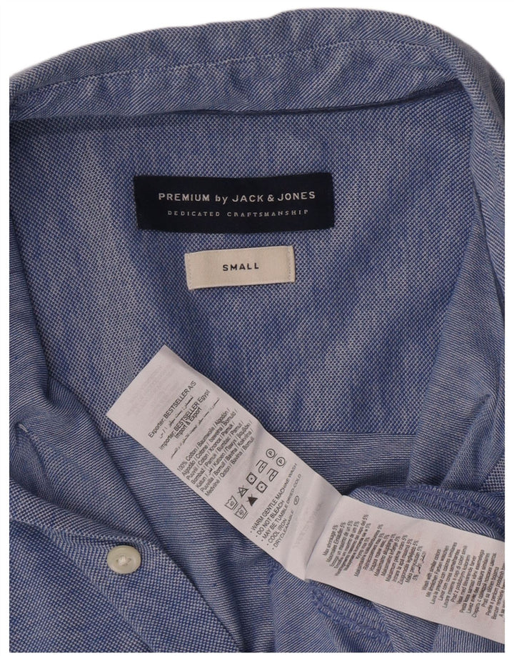 Jack & Jones muška košulja mala plava pamučna