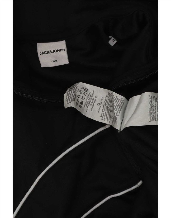 Jack & Jones, gornja jakna muške trenirke, srednji crni poliester