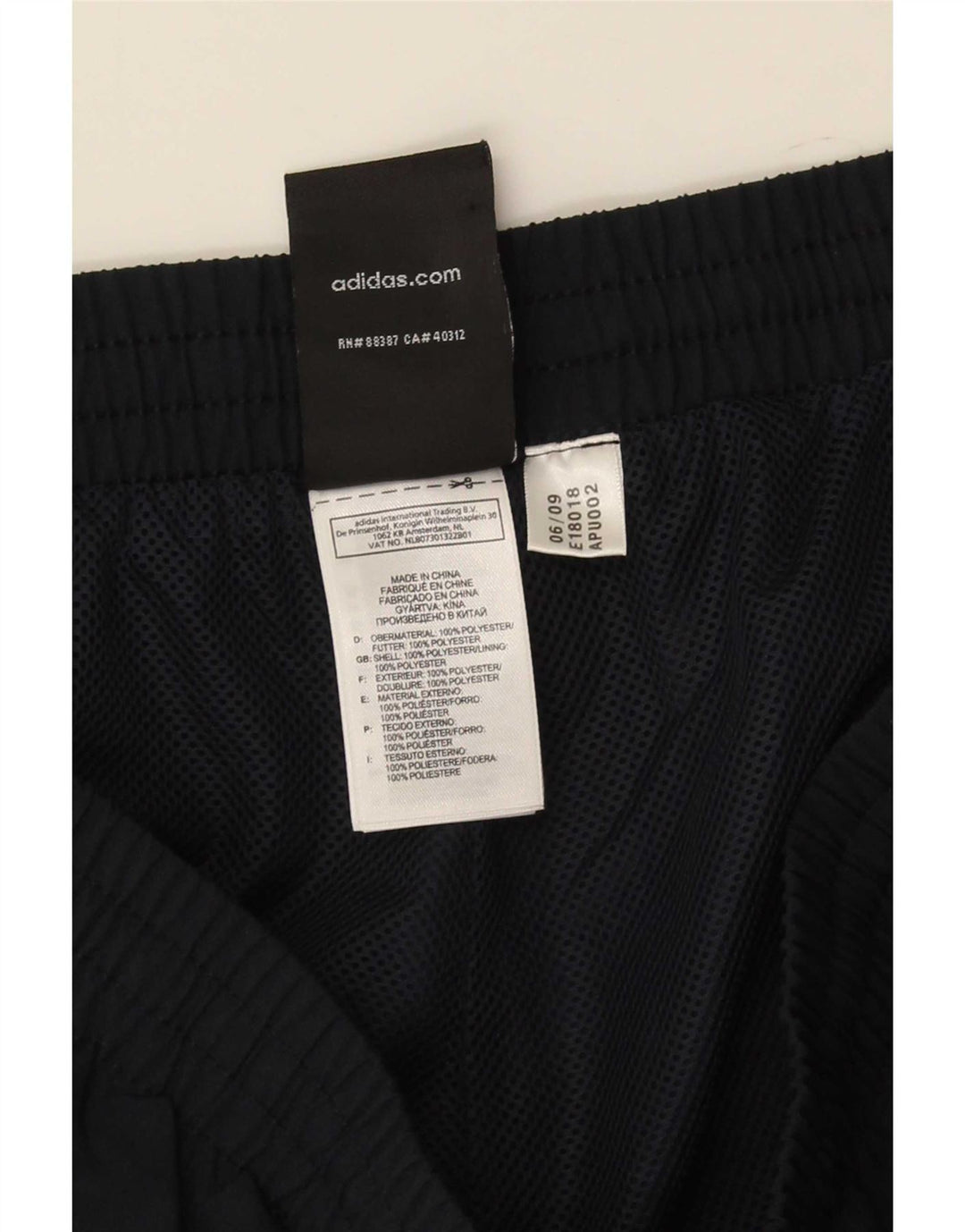 Adidas muške sportske kratke hlače Clima 365, veliki tamnoplavi poliester