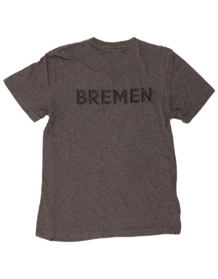 ADIDAS muška majica kratkih rukava s grafičkim motivima, mali sivi pamuk