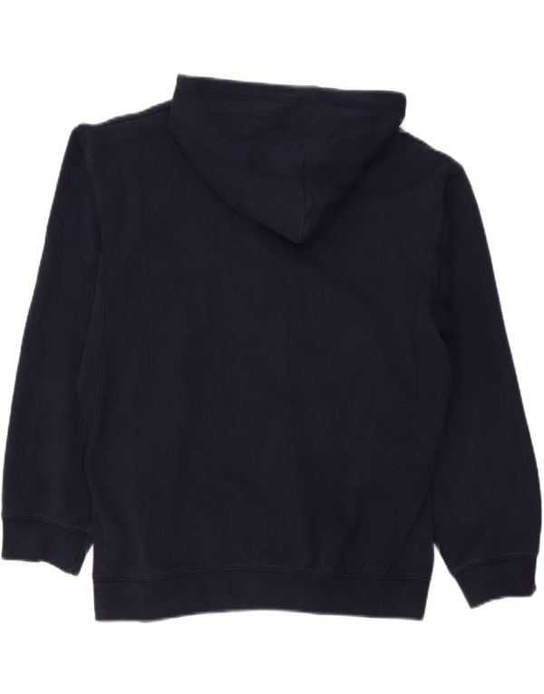 Nike Boys Zip Hoodie Sweater 13-14 Years XL Navy Blue