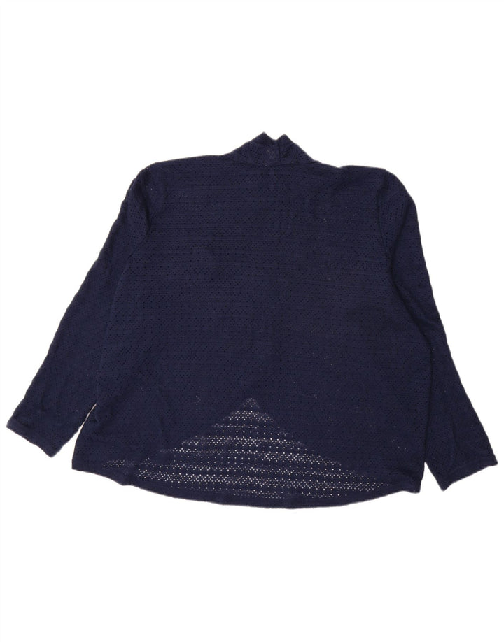 Preveliki ženski kardigan Oasis UK 18 XL tamnoplavi poliester
