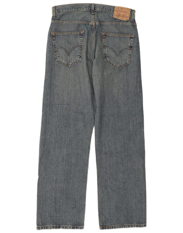 LEVI'S muške 569 široke ravne traperice W30 L32 plavi pamuk