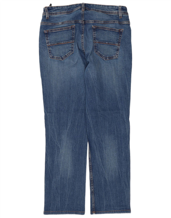 DACK'S Ženske uobičajene ravne traperice srednjeg rasta IT 50 XL W32 L27 Plava