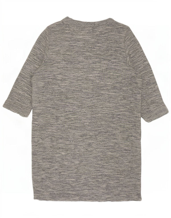 Marks & Spencer ženska haljina na pomak 3/4 rukava UK 20 2XL siva flekasta