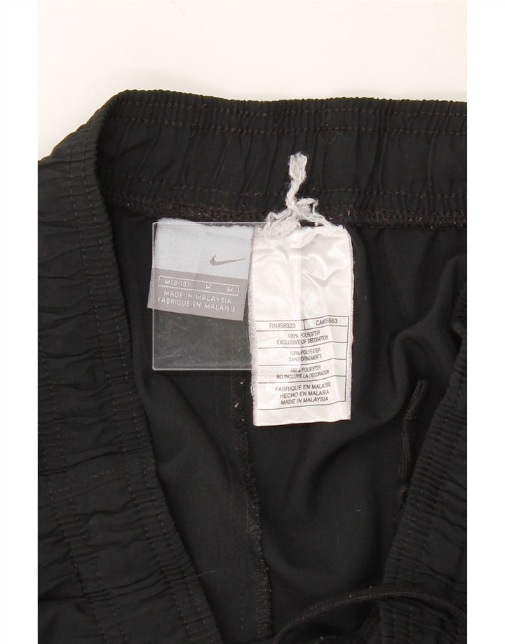 NIKE Womens Tracksuit Trousers US 8/10 Medium  Black Polyester Vintage Nike and Second-Hand Nike from Messina Hembry 