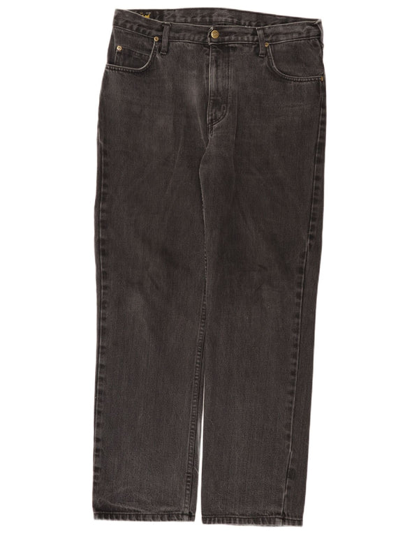 Lee Mens Brooklyn Straight Jeans W34 L30 Sivi pamuk