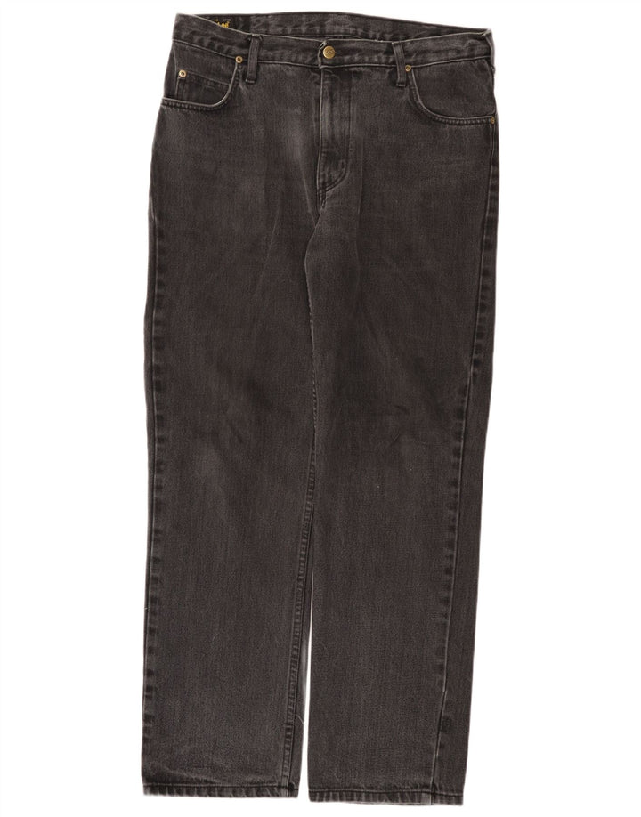Lee Mens Brooklyn Straight Jeans W34 L30 Sivi pamuk