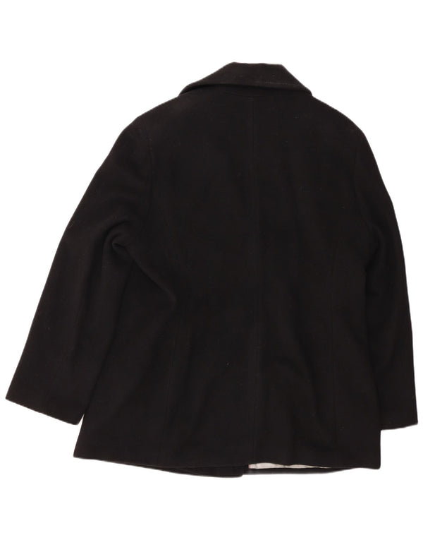 CALVIN KLEIN Ženski graškasti kaput US 18 2XL crna vuna