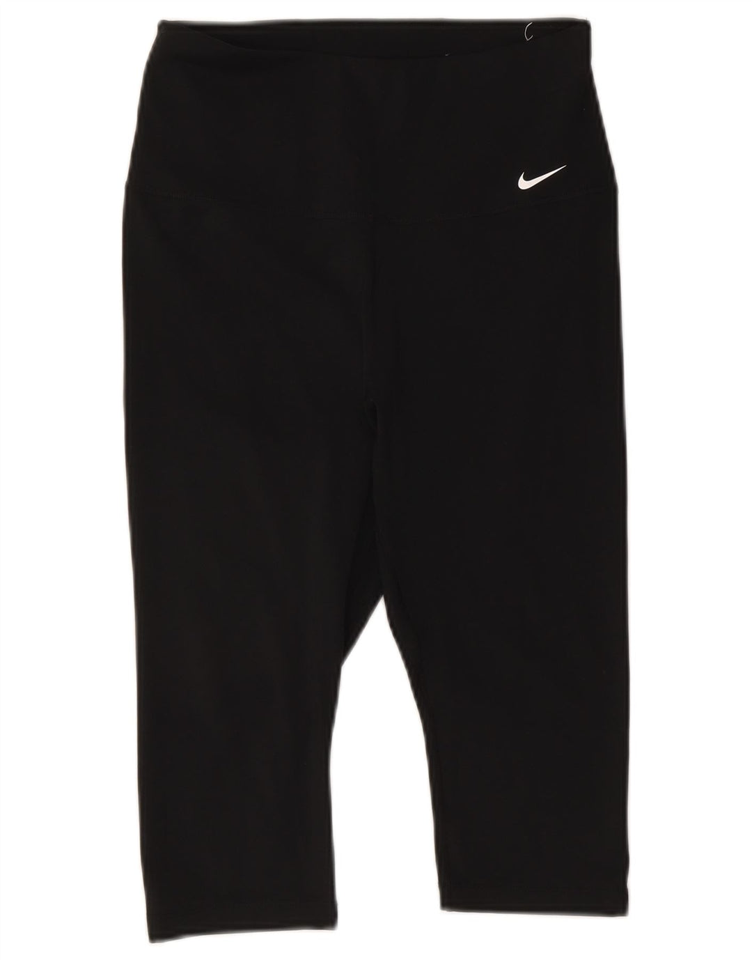 Nike Ženske Dri Fit Capri tajice UK 12 Srednje crni poliester