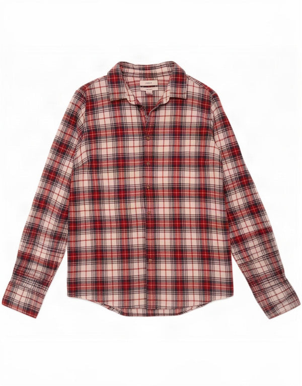 J. Crew ženska flanelska košulja US 4 mali crveni karirani