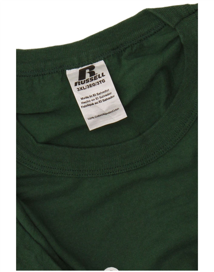 RUSSELL ATHLETIC Muška majica s grafičkim motivima 3XL zelena