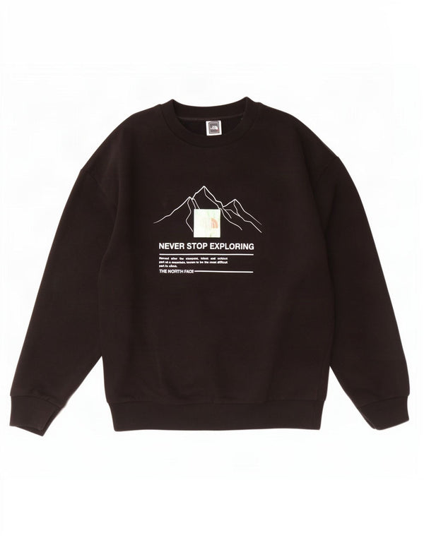 The North Face Ženski džemper s grafičkim motivima UK 14 Srednje crni pamuk