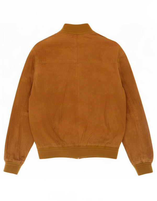 Vintage muška bomber jakna od brušene kože IT 50 velika bež koža