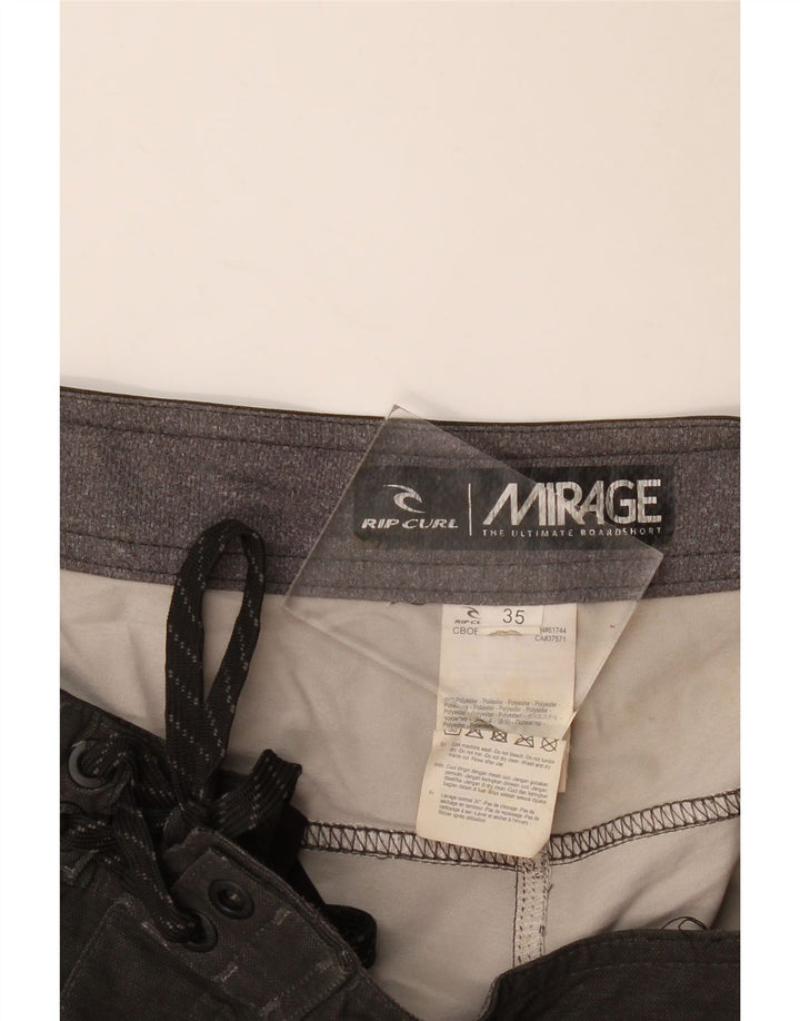 RIP CURL muške kratke hlače za plivanje veliki sivi poliester u boji