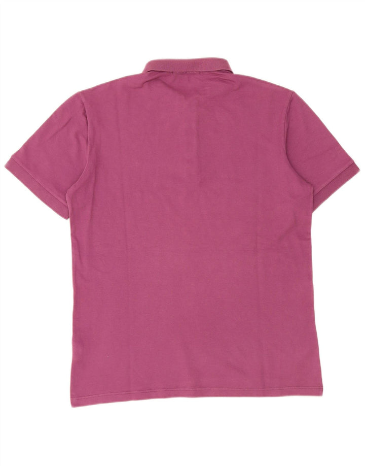 Fred Perry muška lagana i rastezljiva polo majica srednje ružičaste pamučne boje