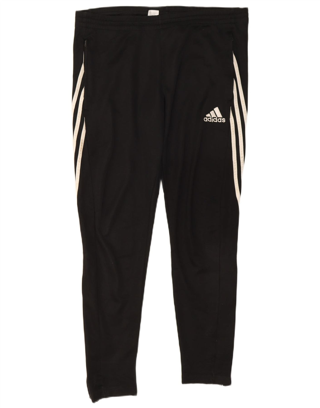 Adidas muške trenirke Climalite, velike crne hlače od poliestera