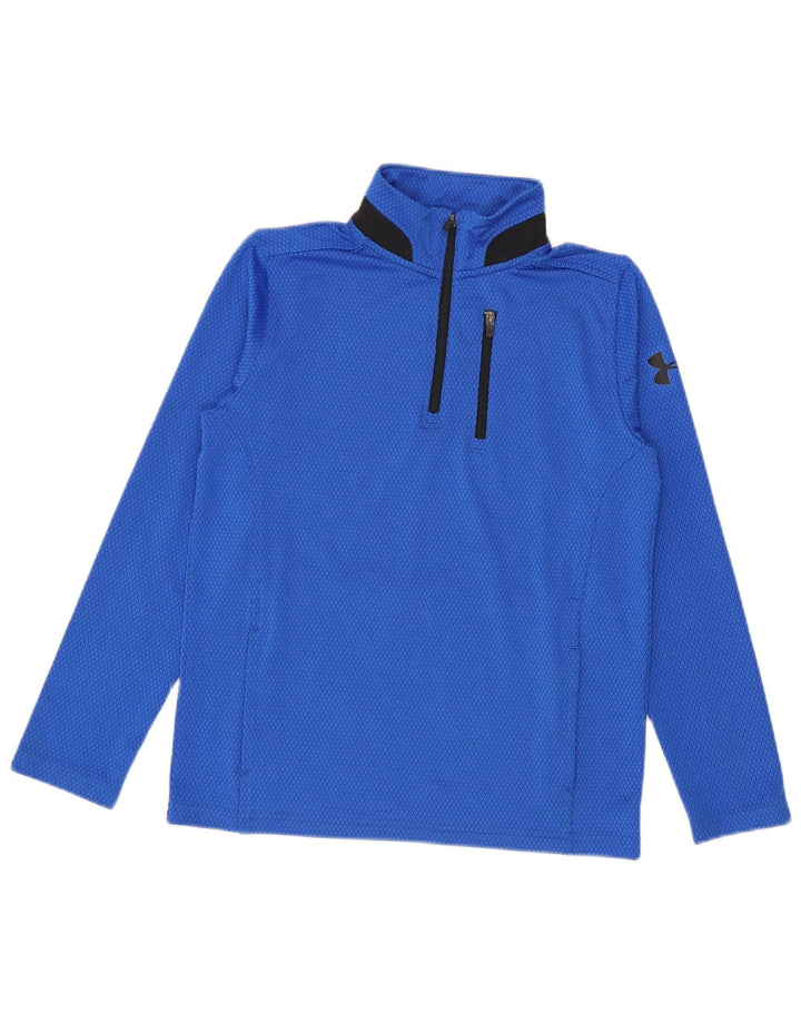 Under Armour Pulover Trenirka za dječake 7-8 godina Small Blue Colourblock