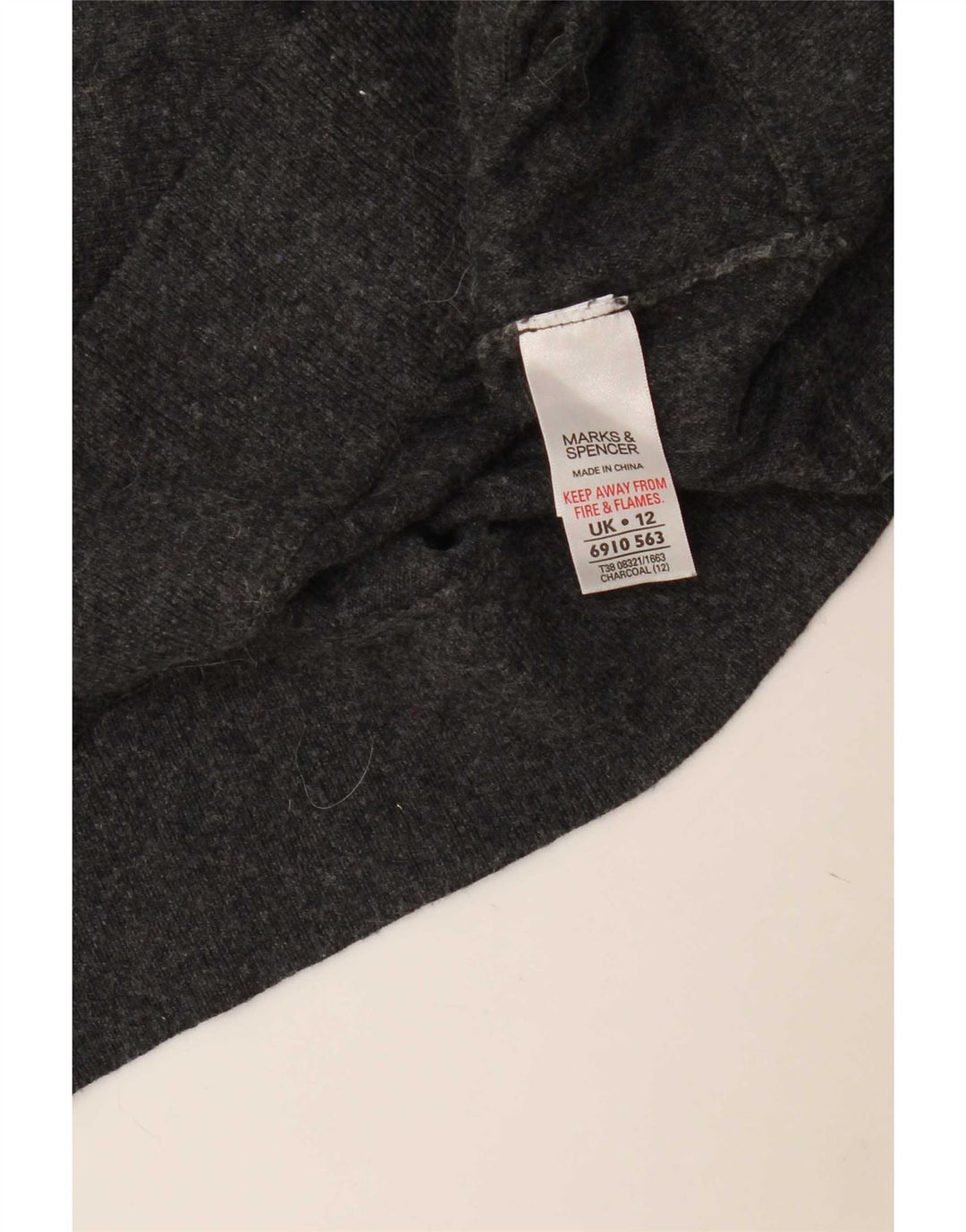 Marks & Spencer Ženska majica s 3/4 rukavima UK 12 Srednje siva viskoza