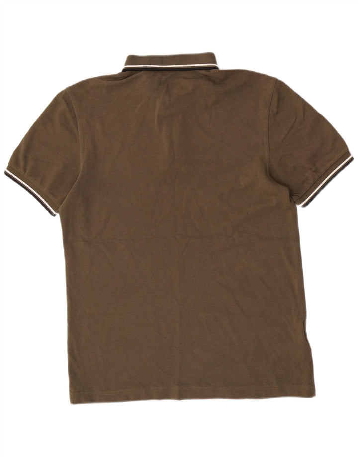 Fred Perry muška polo majica, srednji kaki pamuk