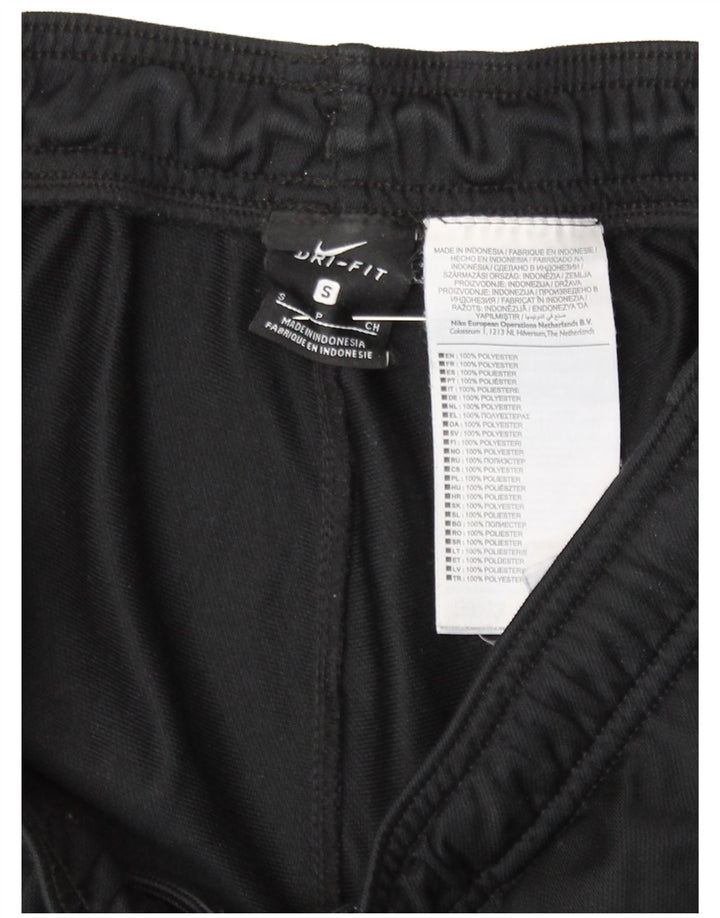 Nike muške Dri Fit hlače za trenirku male crne poliesterske