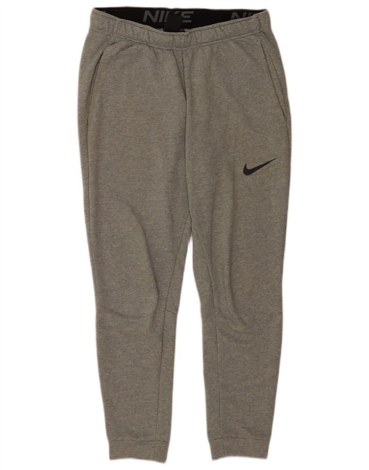 Nike Dri Fit standardne hlače za trenirku, srednje sive pamučne hlače