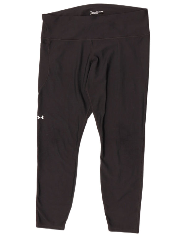 Under Armour ženske kapri tajice UK 20 2XL crni poliester
