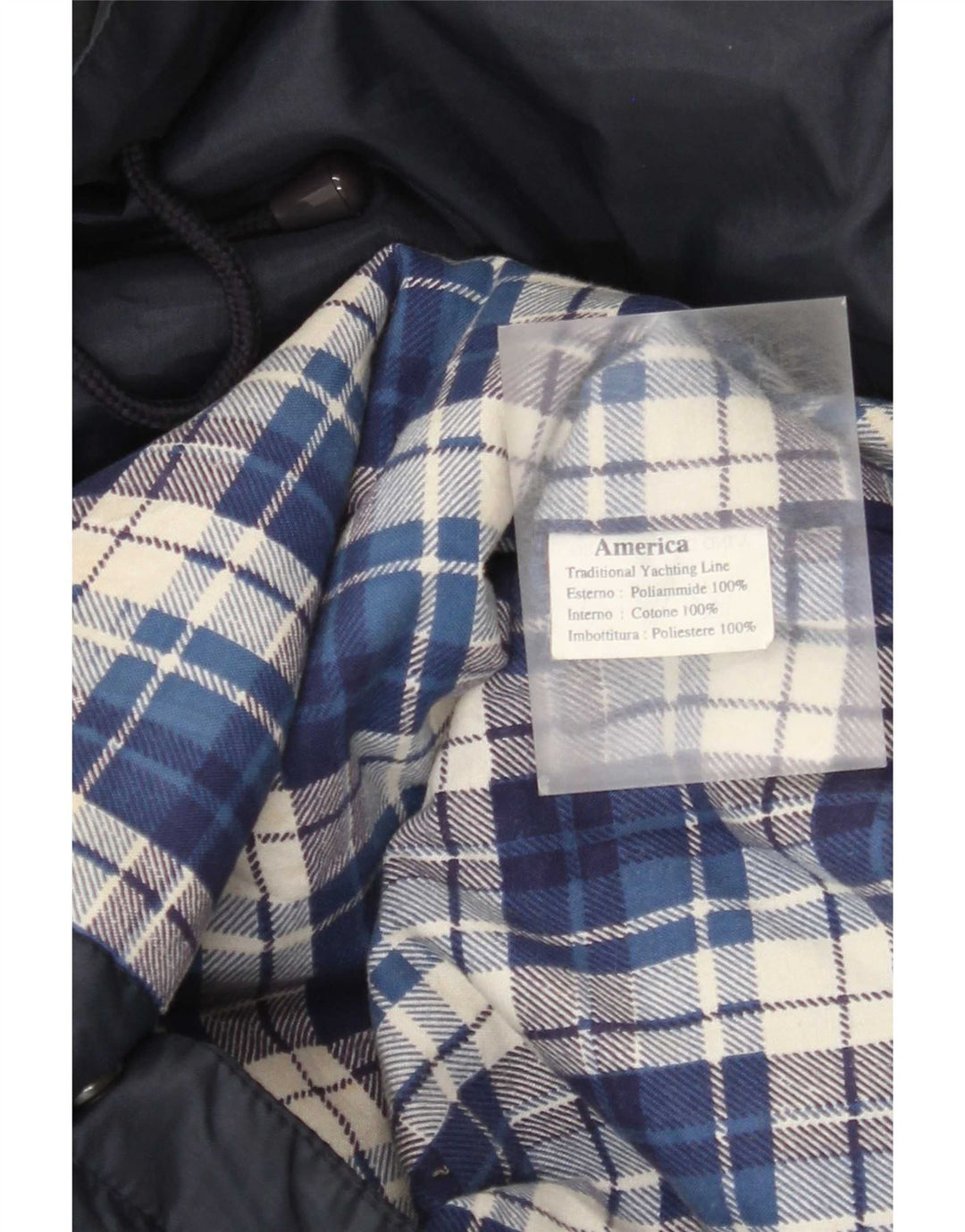 America muška jakna vjetrovka UK 42 XL tamnoplavi poliester