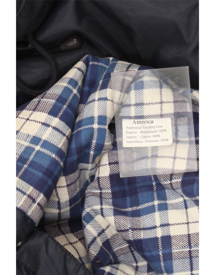America muška jakna vjetrovka UK 42 XL tamnoplavi poliester