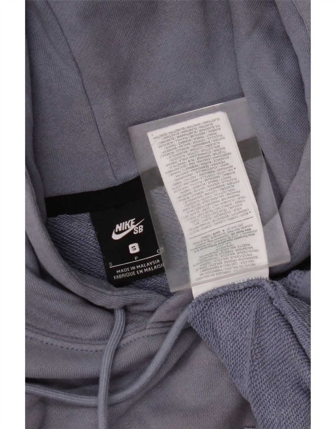 NIKE Muška majica s kapuljačom s grafičkim motivima Mala ljubičasta pamučna