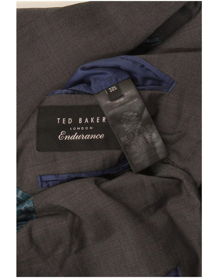 Ted Baker muška uska jakna sa 2 gumba UK 38 srednje siva vuna