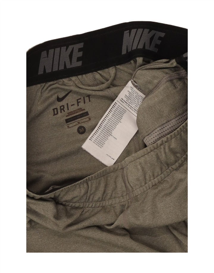 Nike muške Dri Fit sportske kratke hlače srednje boje kaki poliester