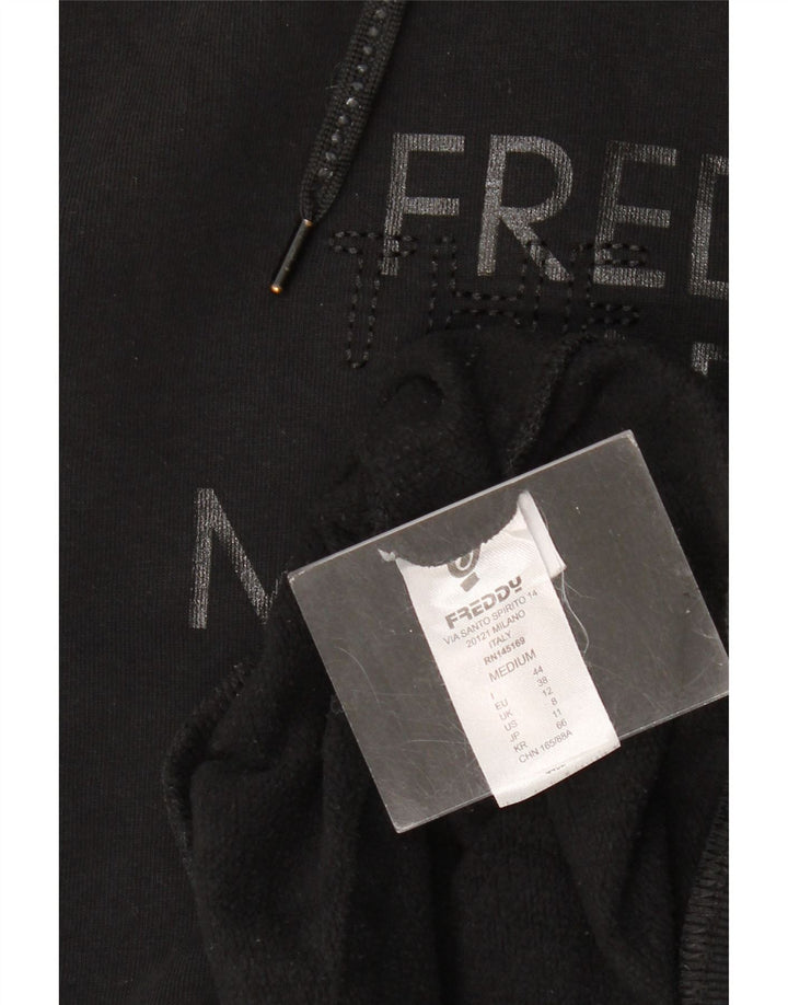 Freddy Ženski džemper s grafičkim motivima UK 14 Srednji crni pamuk