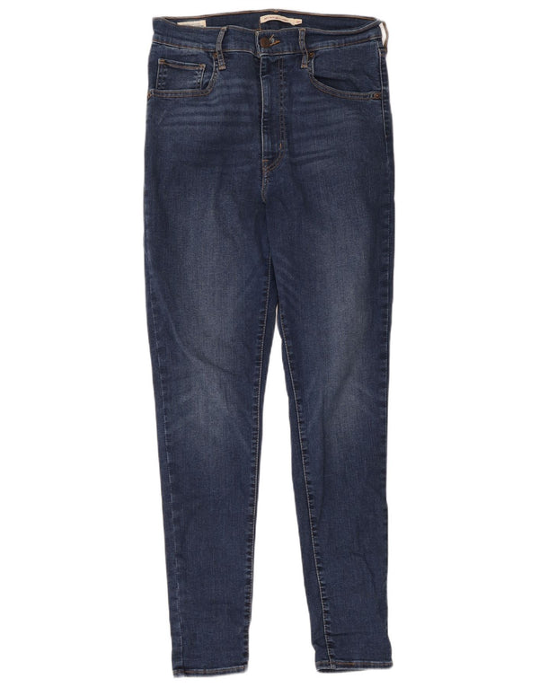 Levi's Womens Mile High Super Skinny Jeans W30 L30 Blue Cotton