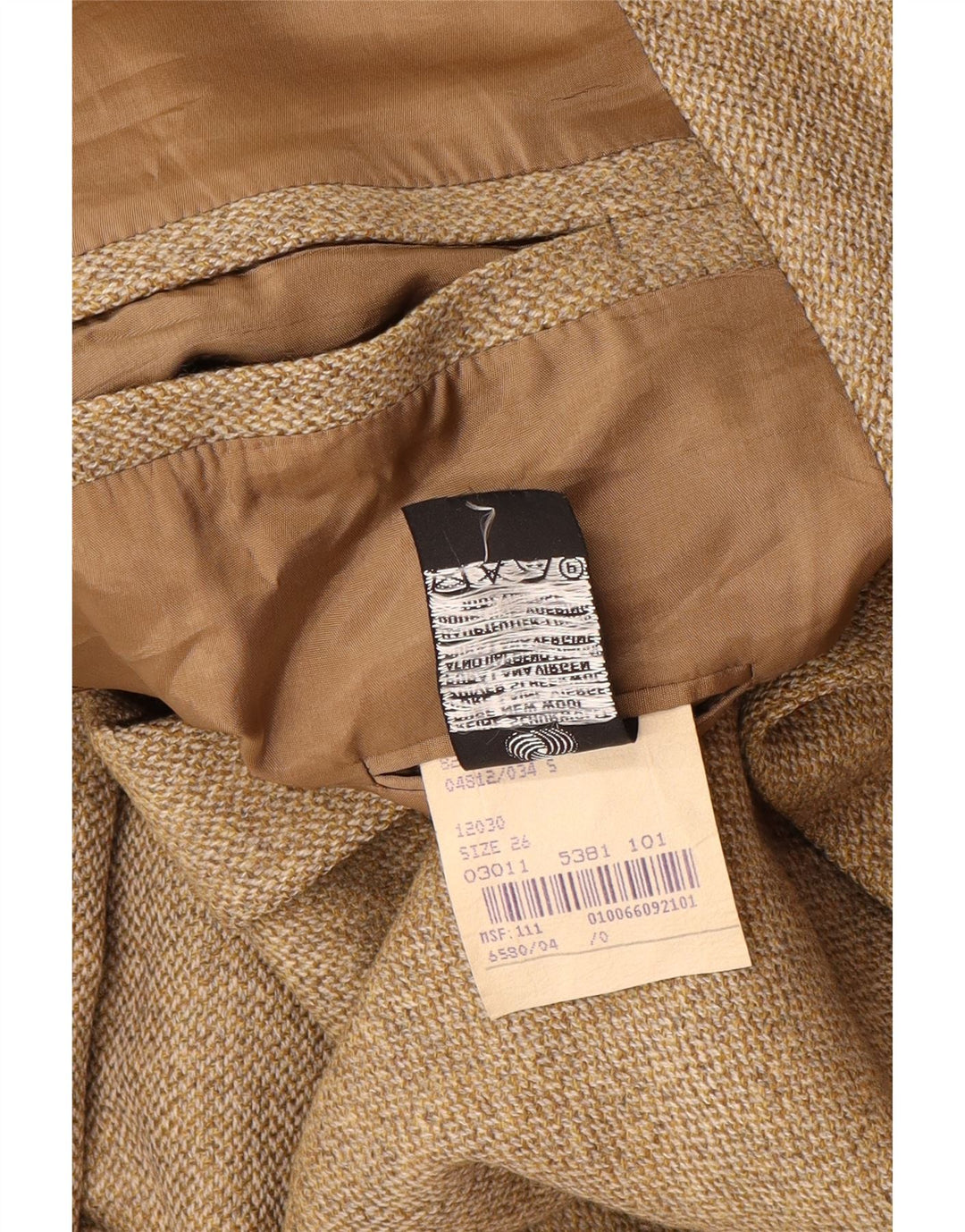 PLACE VENDOME Muška jakna sa 2 gumba UK 40 Large Beige Wool