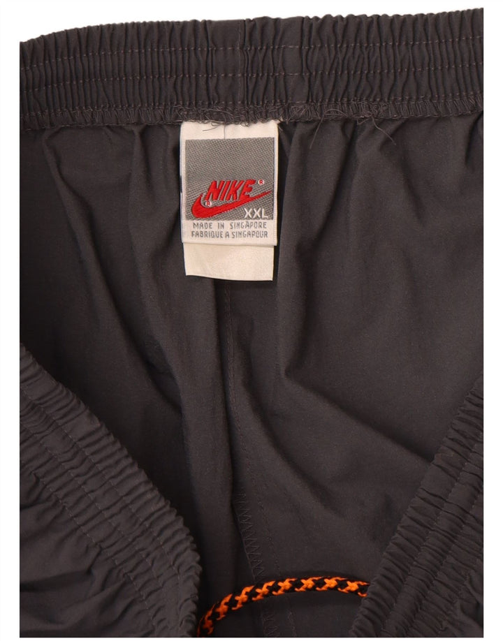 Nike muške trenirke hlače joggers 2XL sivi najlon