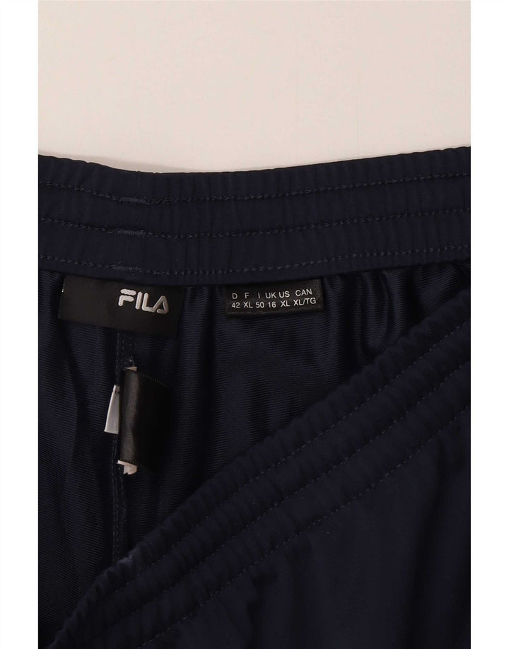 Fila Ženske hlače za trenirku UK 16 Veliki tamnoplavi poliester