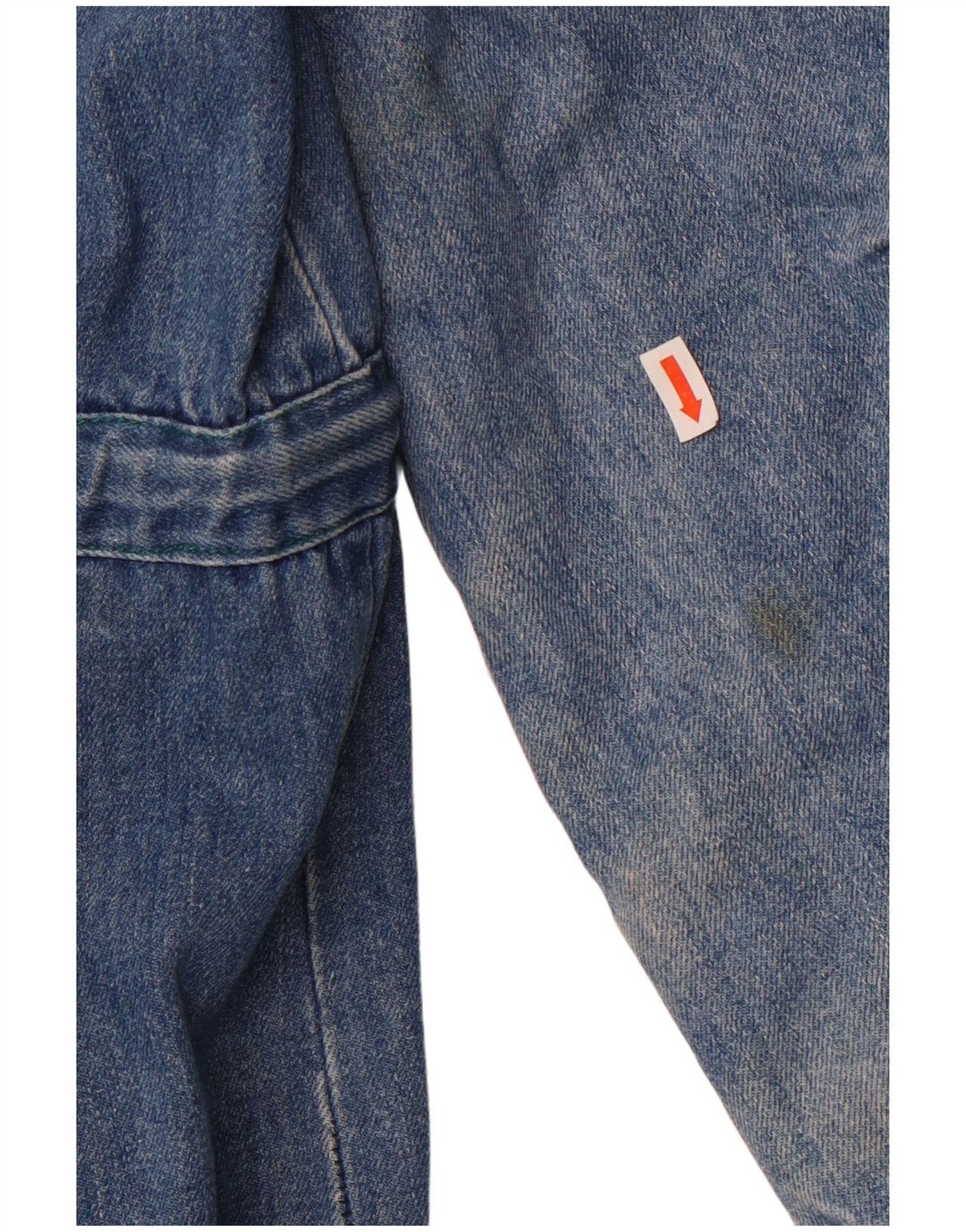 Vintage ženska Sherpa traper jakna UK 14 Large Blue