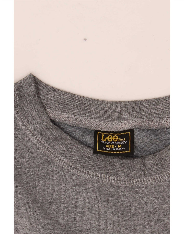 Lee Mens Brooklyn Graphic Sweatshirt džemper srednje sive boje