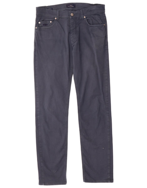 Harmont & Blaine Mens Casual Trousers IT 46 Small W32 L30 Navy Blue