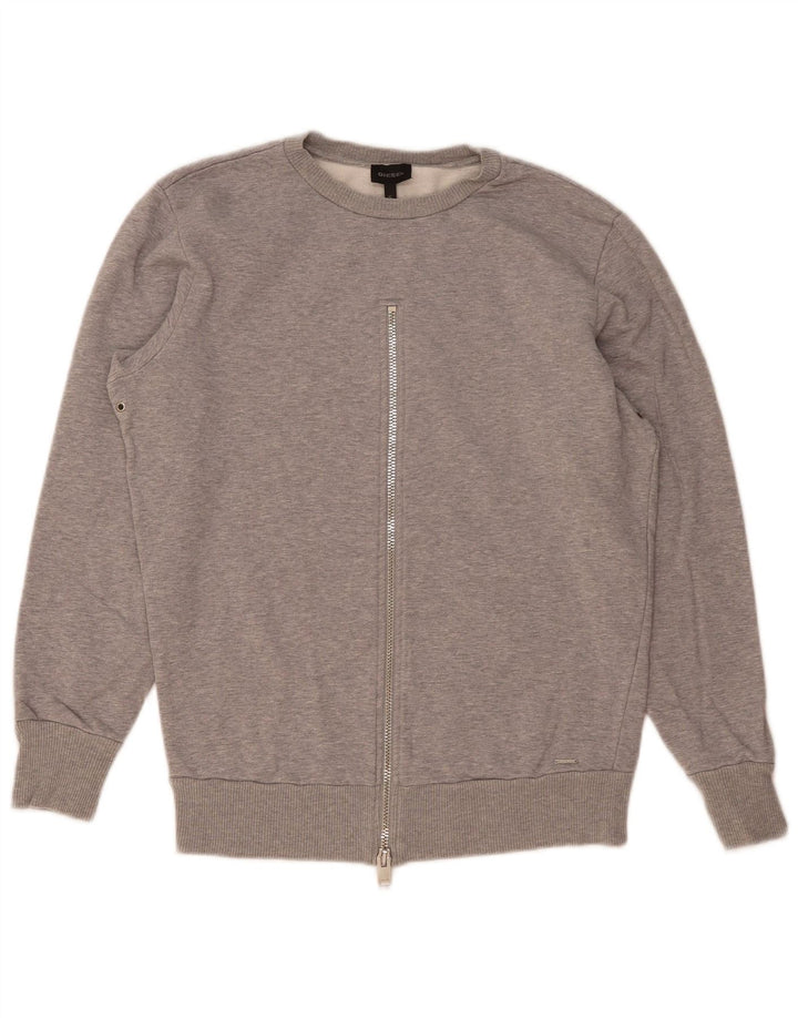 Diesel Ženska prekomjerna majica s kratkim rukavima UK 10 Small Grey