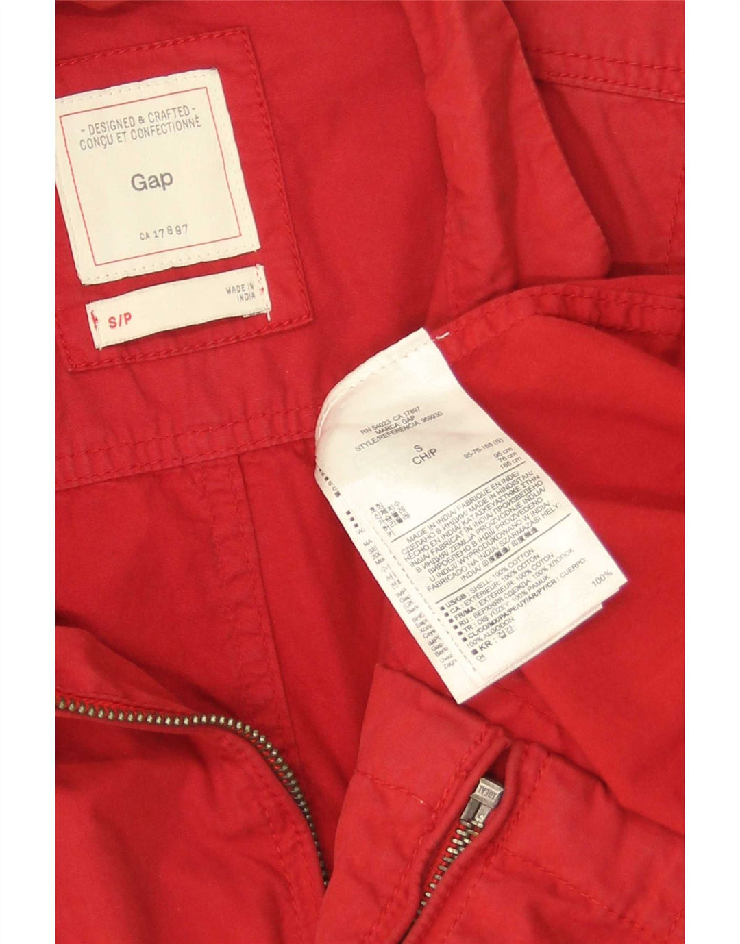 Gap muška bomber jakna UK 36 mala crvena